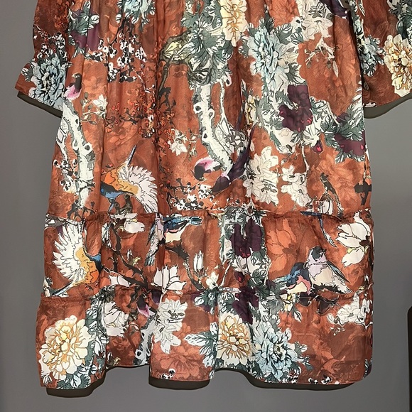 Anthropologie Hemant & Nandita Zeri Peasant Midi Dress - Picture 10 of 15